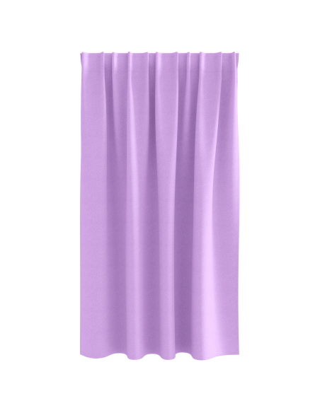 Tende Blackout con Anelli 2 pcs Viola 140 x 140 cm Poliestere