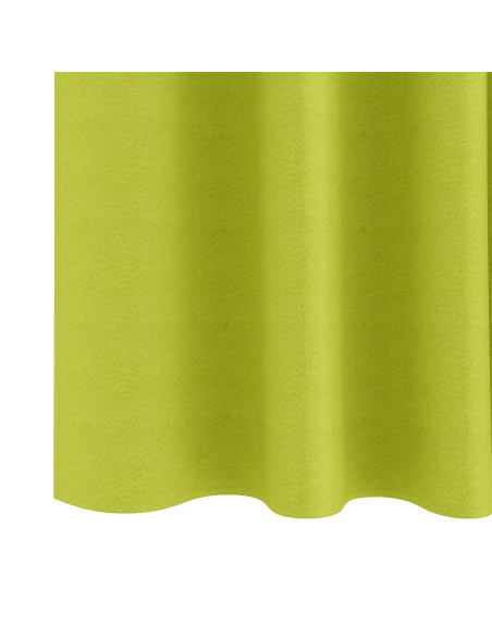 Tende Blackout con Anelli 2 pcs Verde 140 x 140 cm Poliestere
