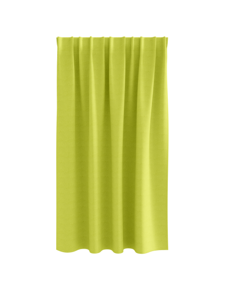 Tende Blackout con Anelli 2 pcs Verde 140 x 140 cm Poliestere
