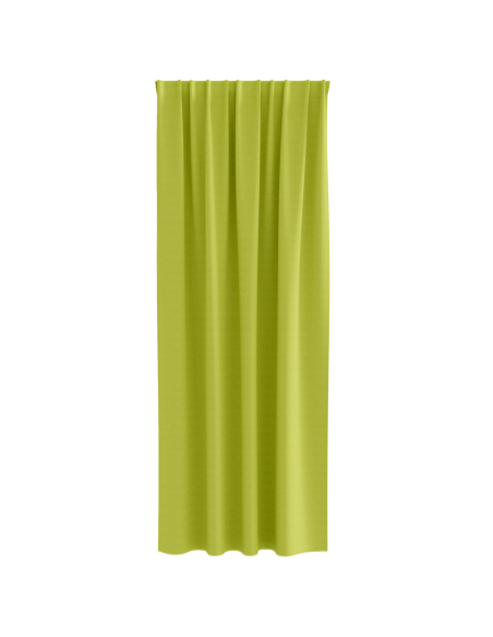 Tende Blackout con Anelli 2 pcs Verde 225 x 140 cm Poliestere