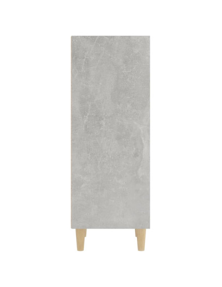 Credenza Grigio Cemento 34,5x32,5x90 cm in Legno Multistrato