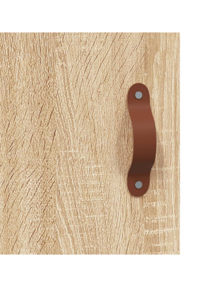 Credenza Rovere Sonoma 34,5x34x180 cm in Legno Multistrato