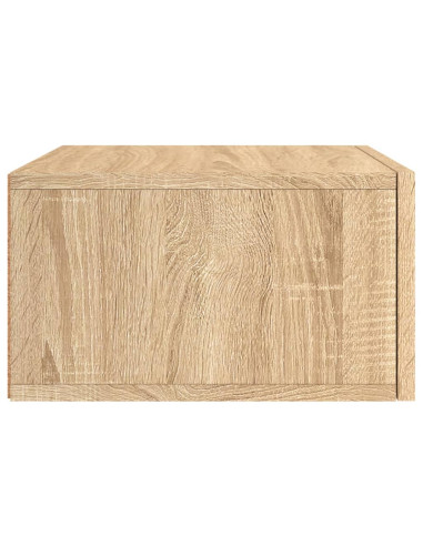 Comodino a Muro Rovere Sonoma 35x35x20 cm