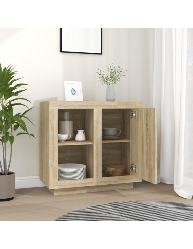Credenza Rovere Sonoma 80x40x75 cm