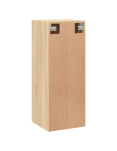 Mobile a Parete Rovere Sonoma 34,5x34x90 cm Legno Multistrato