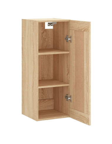 Mobile a Parete Rovere Sonoma 34,5x34x90 cm Legno Multistrato