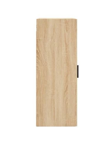 Mobile a Parete Rovere Sonoma 34,5x34x90 cm Legno Multistrato