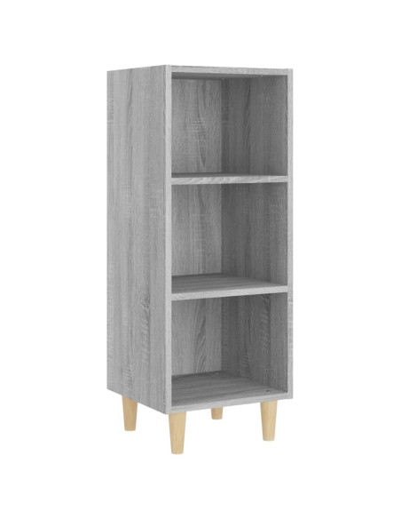 Credenza Grigio Sonoma 34,5x32,5x90 cm in Legno Multistrato