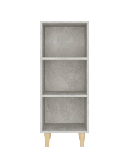 Credenza Grigio Cemento 34,5x32,5x90 cm in Legno Multistrato