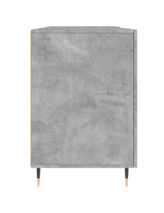 Scrivania Grigio Cemento 140x50x75 cm in Legno Multistrato