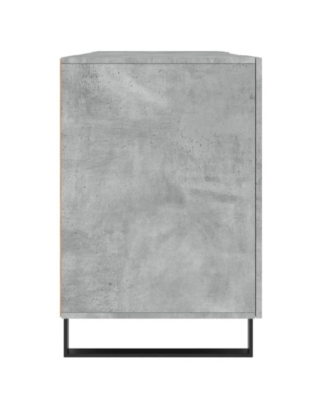 Scrivania Grigio Cemento 140x50x75 cm in Legno Multistrato