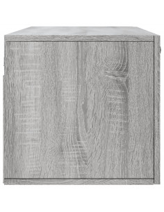 Mobile a Parete Grigio Sonoma 100x36,5x35 cm Legno Multistrato