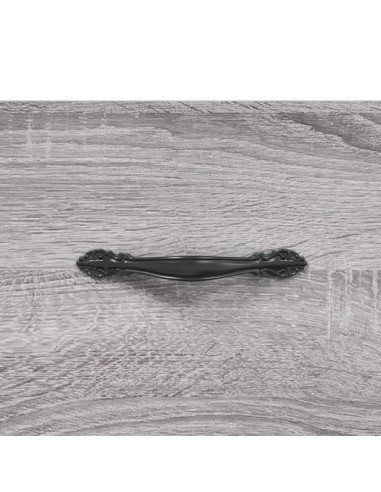 Mobile a Parete Grigio Sonoma 100x36,5x35 cm Legno Multistrato