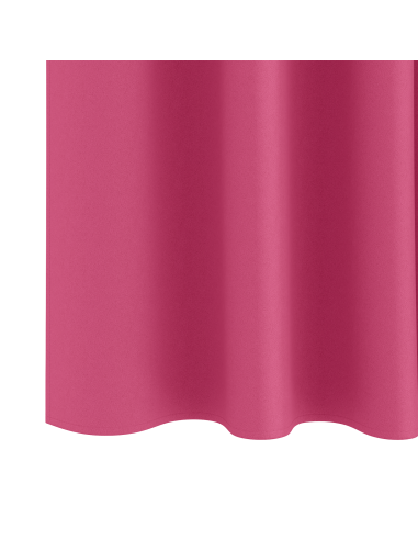 Tende Blackout con Anelli 2 pcs Rosa Vivo 260 x 140 cm