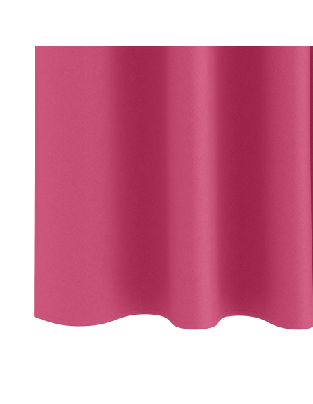 Tende con tende 2 pcs Rosa Vivo 260 x 140 cm Poliestere