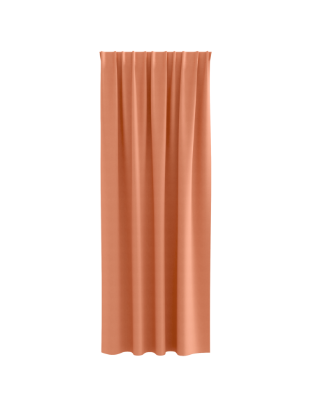 Tende con tende 2 pcs Terracotta 260 x 140 cm Poliestere