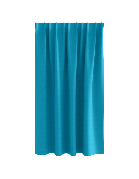 Tende con tende 2 pcs Turchese 140 x 140 cm Poliestere