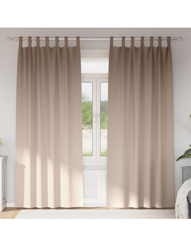 Tende Blackout con Anelli 2 pcs Talpa 260 x 140 cm Poliestere