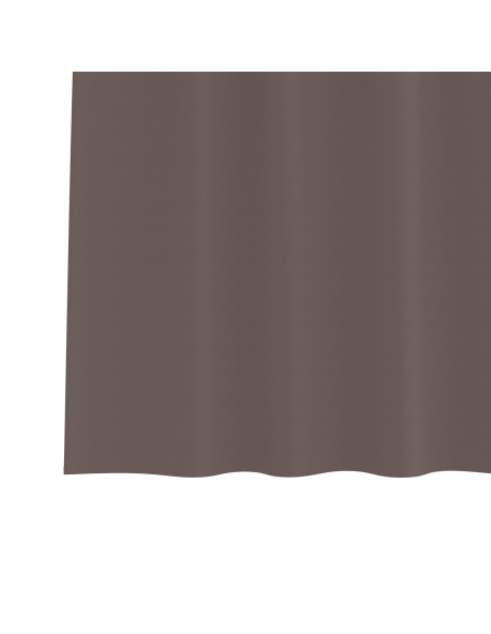 Tende con tende 2 pcs Marrone scuro 245 x 140 cm Poliestere