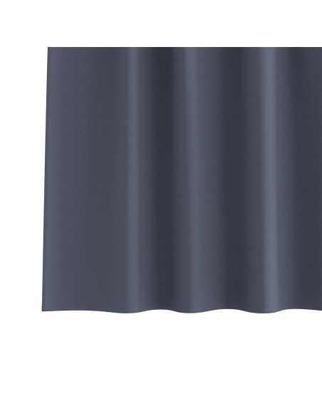 Tende Blackout con Anelli 2 pcs Antracite 245 x 140 cm