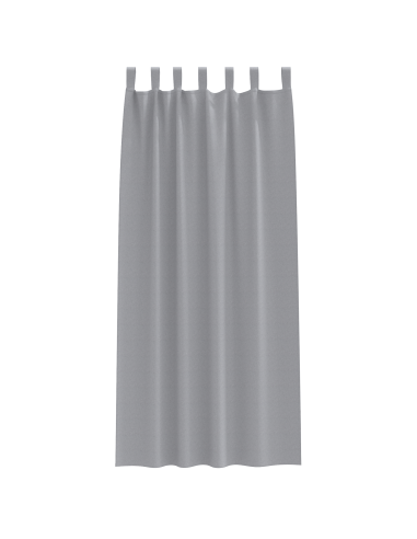 Tende Blackout con Anelli 2 pcs Grigio chiaro 245 x 140 cm