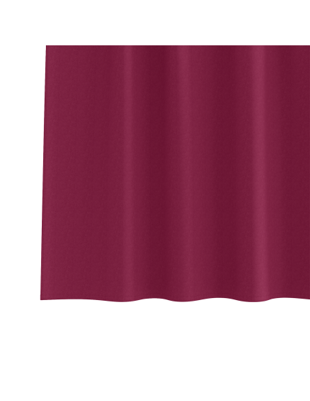 Tende con tende 2 pcs Rosso Vino 260 x 140 cm Poliestere