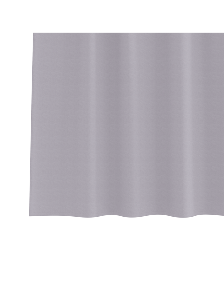 Tende con tende 2 pcs Grigio Metallico 245 x 140 cm Poliestere