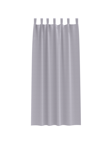 Tende Blackout con Anelli 2 pcs Grigio Metallico 260 x 140 cm