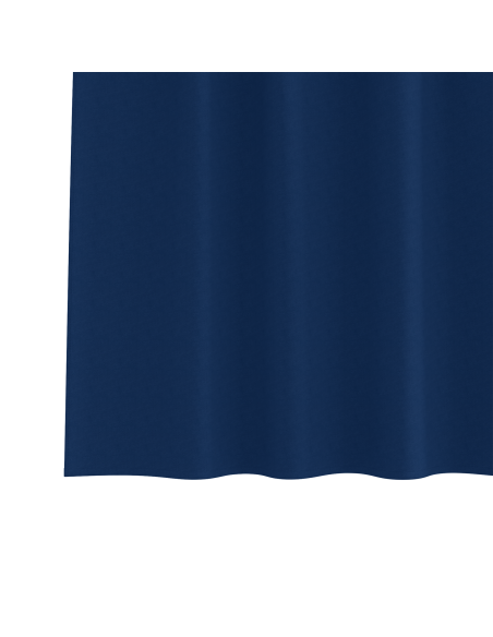 Tende con tende 2 pcs Blu scuro 245 x 140 cm Poliestere