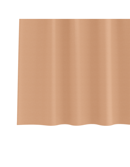 Tende con tende 2 pcs Marrone chiaro 245 x 140 cm Poliestere