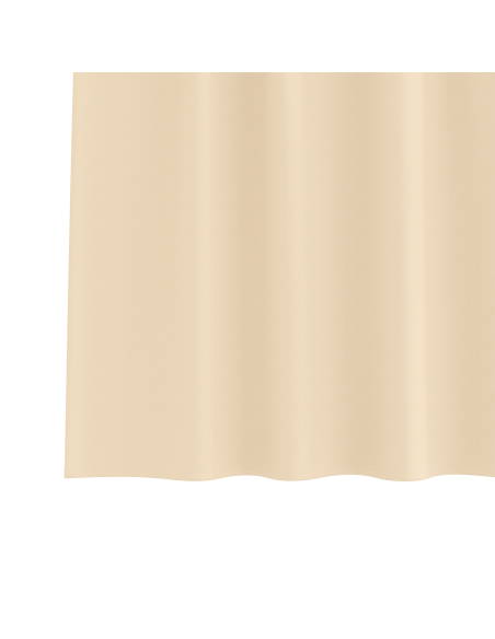 Tende con tende 2 pcs Crema 260 x 140 cm Poliestere