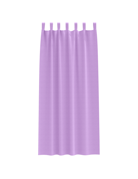 Tende con tende 2 pcs Viola 245 x 140 cm Poliestere