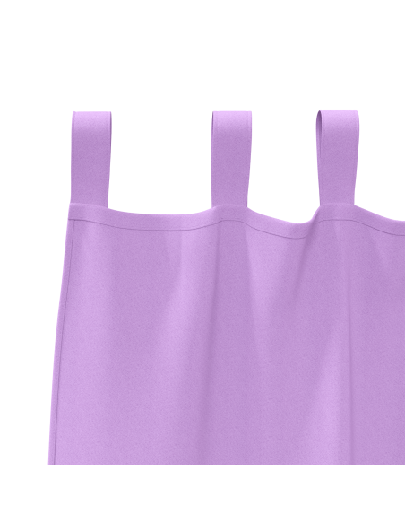 Tende con tende 2 pcs Viola 260 x 140 cm Poliestere