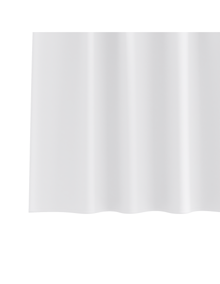 Tende con tende 2 pcs Bianco Puro 260 x 140 cm Poliestere