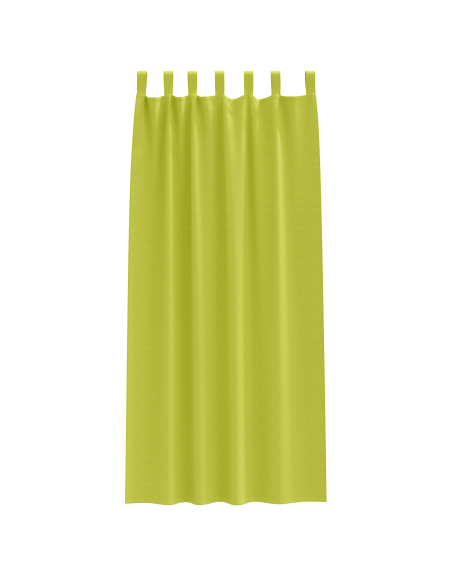 Tende con tende 2 pcs Mela verde 260 x 140 cm Poliestere