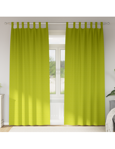 Tende Blackout con Anelli 2 pcs Verde 260 x 140 cm Poliestere