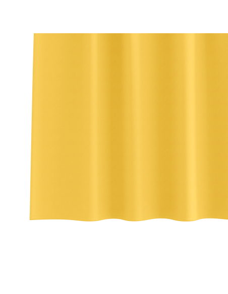 Tende con tende 2 pcs giallo senape 245 x 140 cm Poliestere