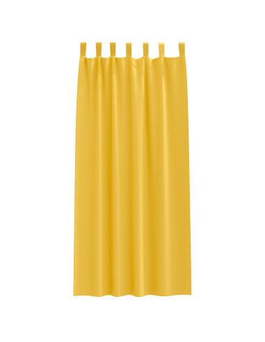 Tende Blackout con Anelli 2 pcs Giallo senape 260 x 140 cm
