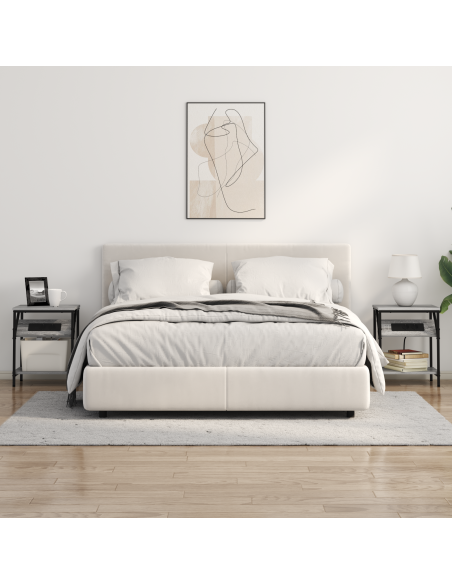 Armadio da Notte 2 pcs Grigio Sonoma 38 x 30 x 48 cm