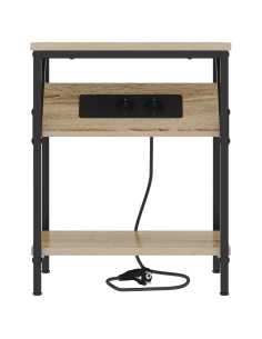 Armadio da Notte Rovere Sonoma 38 x 30 x 48 cm 2