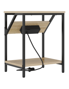 Armadio da Notte 2 pcs Rovere Sonoma 38 x 30 x 48 cm 2