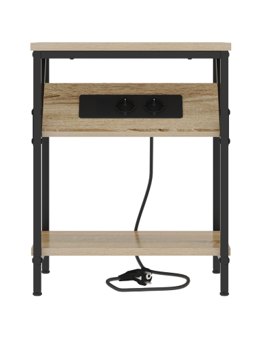 Armadio da Notte 2 pcs Rovere Sonoma 38 x 30 x 48 cm