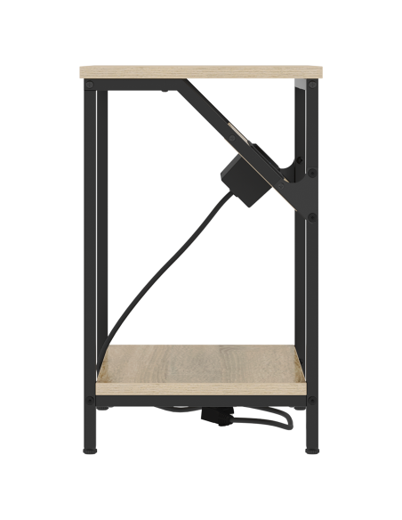 Armadio da Notte 2 pcs Rovere Sonoma 38 x 30 x 48 cm