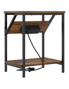 Armadio da Notte 2 pcs Rovere fumé 38 x 30 x 48 cm 2