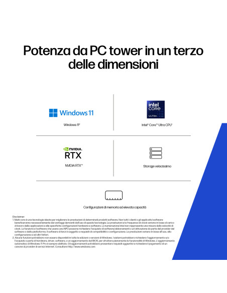 HP Z2 SFF G1i Workstation Desktop PC Wolf Pro Security Edition Windows 11 Pro Stazione di lavoro AI PC, AI Workstation Nero