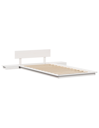 Struttura del letto Marrone 75 x 190 cm legno