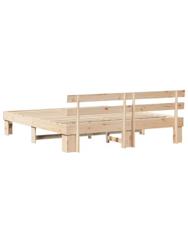 Struttura del letto Naturale 180 x 200 cm Pino massello