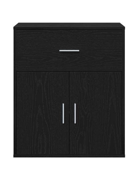 Credenza Rovere nero 60 x 31 x 70 cm Legno multistrato