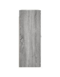 Armadietti a Parete 2 pz Grigio Sonoma in Legno Multistrato 2