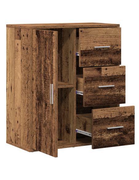 Credenza Legno vecchio 60 x 31 x 70 cm Legno multistrato